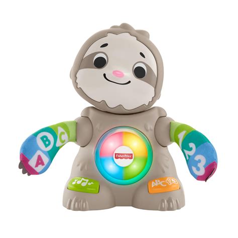 award winning fisher price linkimals smooth moves sloth baby toy    lights