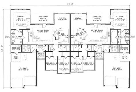 unique house plans  duplexes  bedroom  home plans design