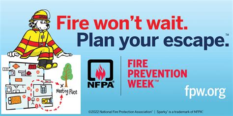 nfpa announces theme   fire prevention week  october