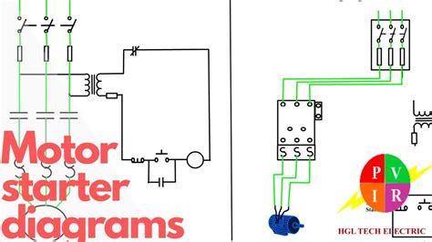 phase motor starter schematic