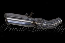 private label mfg power driven bmw  ndown pipes catless