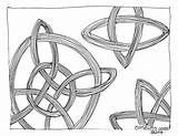 Celtic Knots Drawing Coloring Knot Pages Getdrawings sketch template