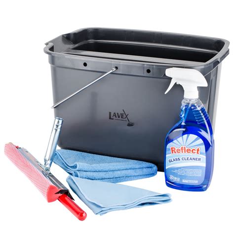 piece glass cleaning kit