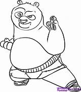 Panda Fu Kung Coloring Pages Draw Printable Clipart Kids Drawing Step Print Cute Po Book Clip Sheets Movies Culture Pop sketch template