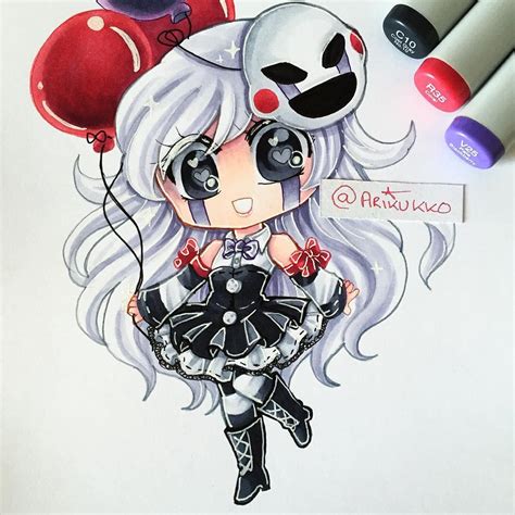 A Chibi Of My Female Humanised Marionette From Five Nights At Freddy S
