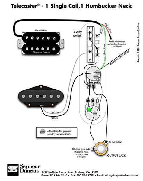 telecaster wiring diagram humbucker single coil learn guitar pinterest guitars guitar
