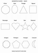 Shapes Worksheets Geometric Basic Polygon Polygons Worksheet Worksheeto Names Via Regular sketch template