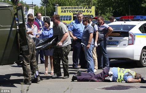 Three Ukrainian Traffic Police Officers Shot Dead By Gunmen Wearing