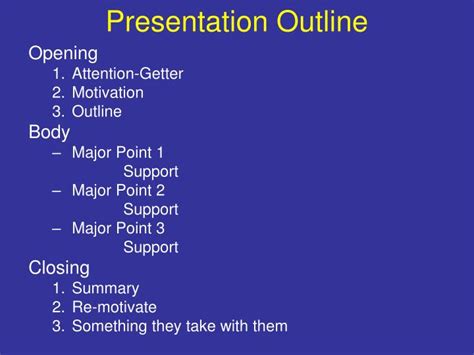 outline powerpoint    id