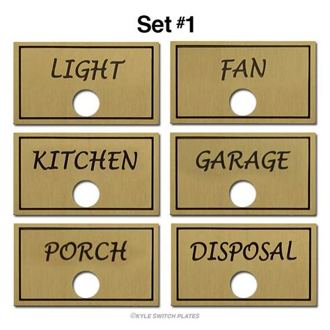 brass switch identifier  tags  switchplate kyle switch plates