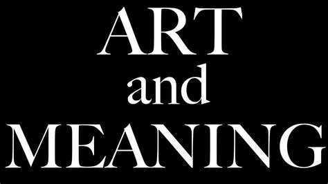 art  meaning youtube