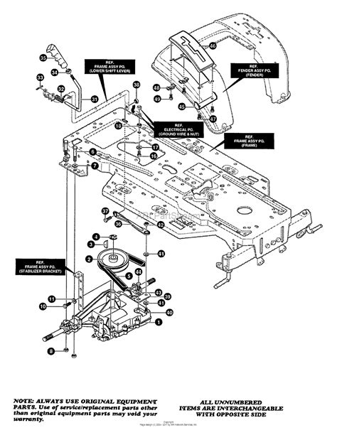 murray  lawn tractor  parts diagram  motion drive assembly part