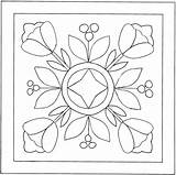 Patterns Rug Hooking Punch Needle Templates Designs Flower Embroidery Designsinwool sketch template
