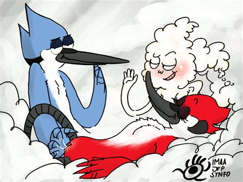 high five to mordecai for nailing margaret regular show