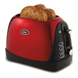 oster metallic red  slice toaster  price  amz  coupon