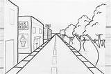 Perspective Practice Outschool Overlapping sketch template