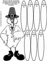 Turkey Thankful Coloring Thanksgiving Craft Clipart Templates Template Feather Clip Cut Feathers Am Paste Color Cute Hollyshome Arts Cliparts Fashion sketch template