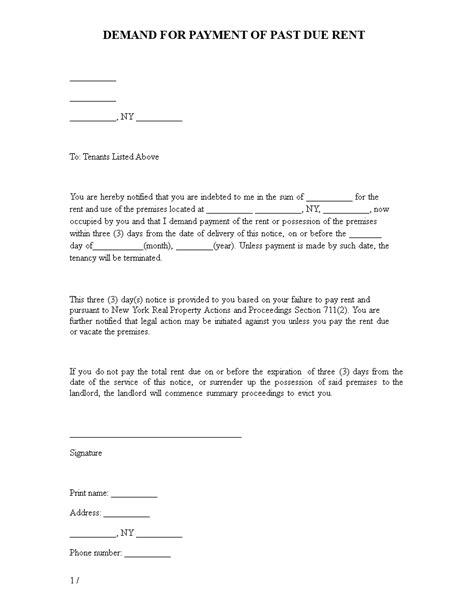 tenant eviction notice letter template hq printable documents images