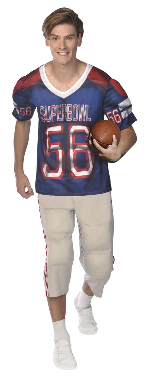 adult american footballer  fancy dress sports costume superbowl