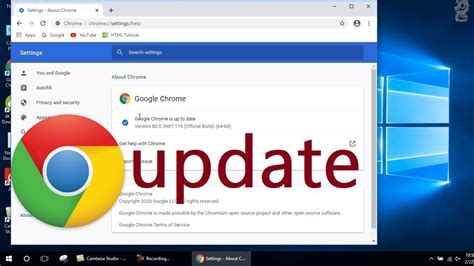 upgrade update google chrome browser youtube