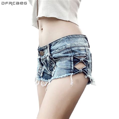 2018 summer harajuku low waist mini denim shorts for women sexy
