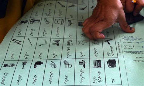 time sought  printing  ballot papers pakistan dawncom