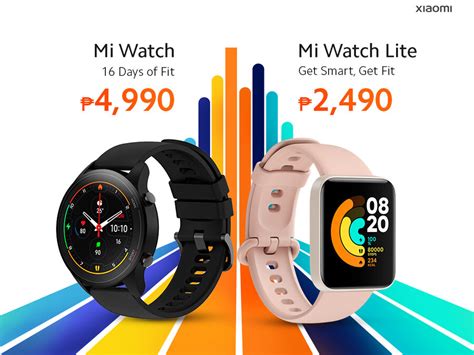 Xiaomi Introduces Mi Watch And Mi Watch Lite In The