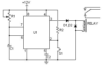 time delay relay circuit diagram  instructions