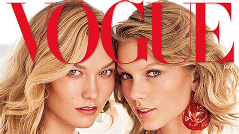 bffs karlie kloss and taylor swift cover ‘vogue together