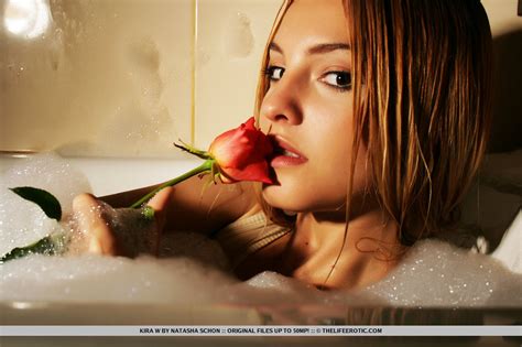 Kira W In Wet Rose By The Life Erotic 16 Photos Erotic