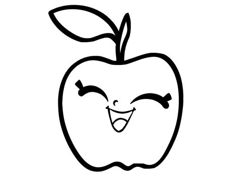 apple coloring  kids coloring pages