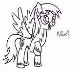 Derpy Coloring Pages Pony Little Wonderbolt Popular Getcolorings Whooves Doctor Getdrawings Hooves sketch template