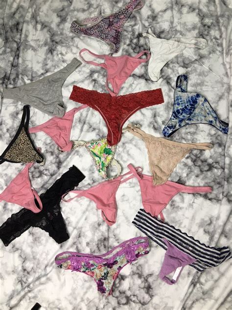 16 thongs in total 3 are target brand some do have stains and rips