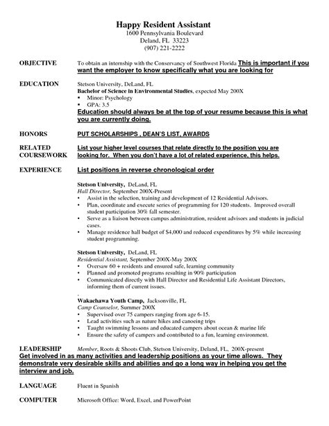 medical student resume  residency   learning