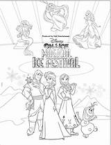 Disney Ice Colouring Kids Arena O2 Enchantment Worlds Presents Pdf sketch template