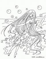 Coloring Pages Mermaid Fairy Little Tale Hellokids Tales Princess Online Color Print Popular Andersen sketch template