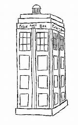 Tardis Ninja sketch template