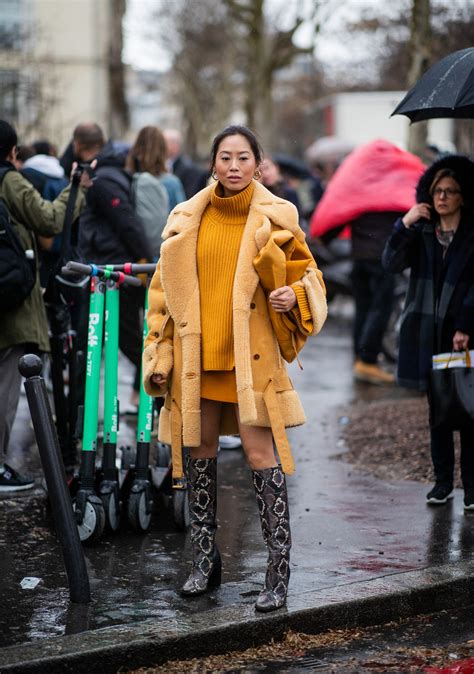every fashion girl is wearing knee high boots right now glamour