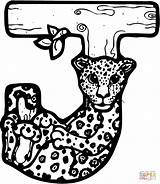 Jaguar Lindo Dibujar Imprimir sketch template