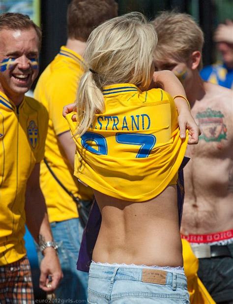 Swedish Euro 2012 Swedish Girls Hot Football Fans Football Girls