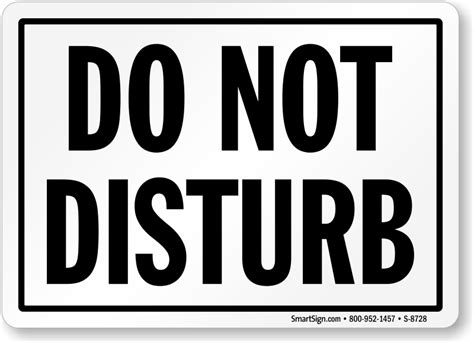 disturb signs designer door signs