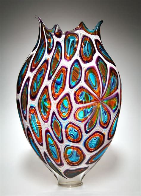 Foglio David Patchen Handblown Glass Glass Art Sculpture Blown