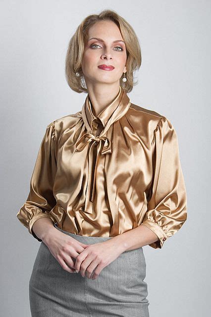 beauty collection satinblusen pinterest satin satin blouses and