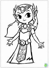 Coloring Zelda Pages Legend Print Princess Waker Wind Dinokids Book Getdrawings Comments Close Library Clipart sketch template