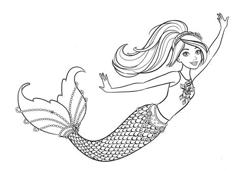 barbie mermaid coloring pages  bmp fun