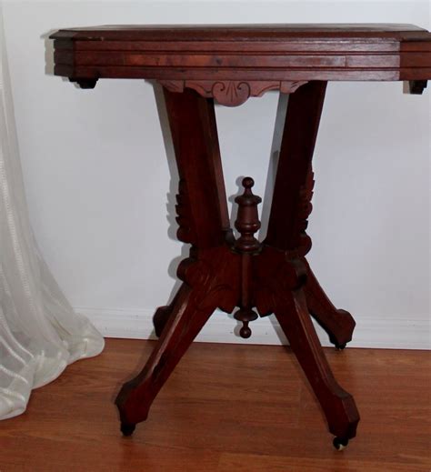 carved antique table love  simple home
