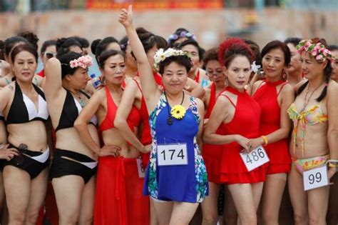 Bikini Contest In China Stars The Over 55s Bangkok Post