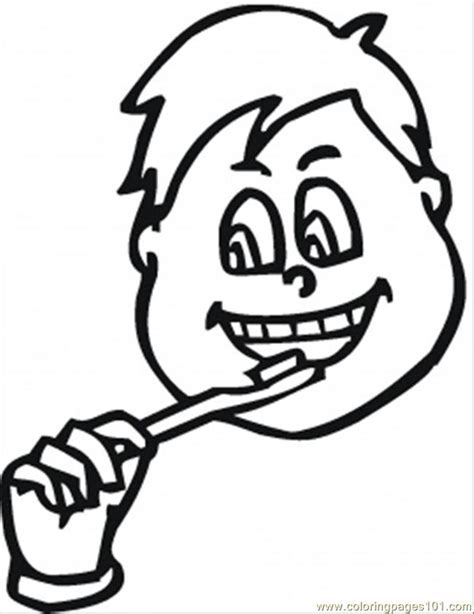 brush teeth coloring page  printable coloring pages