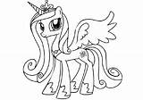 Pony Alicorn Cadence Celestia sketch template