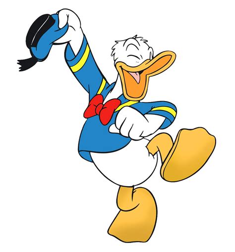 donald duck happy png image purepng  transparent cc png image library